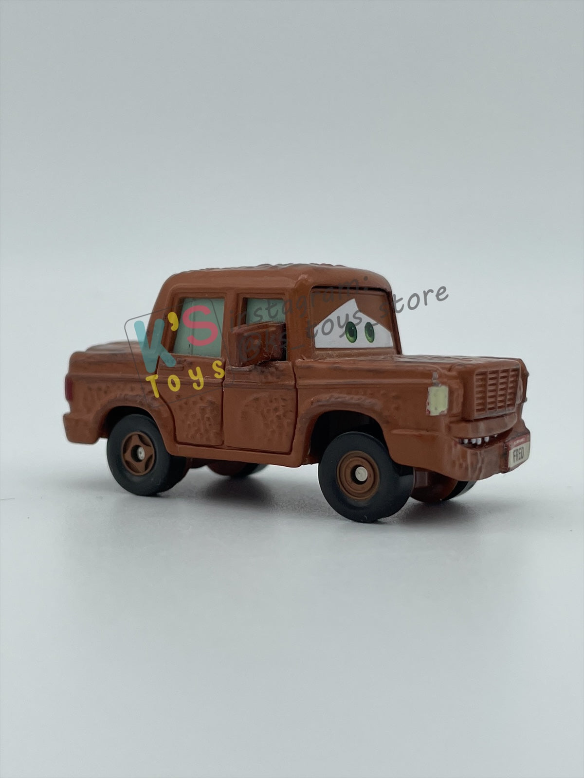PRE-OWNED / LOOSE DISNEY PIXAR CARS BY MATTEL, "FRED (TINY SIZE)" - CARS SERIES - NEAR MINT CONDITION - READ DESCRIPTION!!!!!!!!!!!