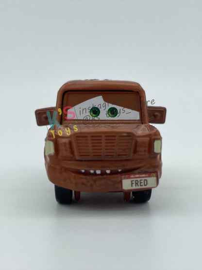 PRE-OWNED / LOOSE DISNEY PIXAR CARS BY MATTEL, "FRED (TINY SIZE)" - CARS SERIES - NEAR MINT CONDITION - READ DESCRIPTION!!!!!!!!!!!