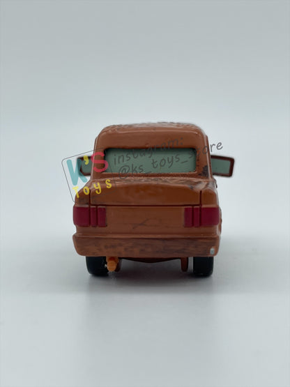 PRE-OWNED / LOOSE DISNEY PIXAR CARS BY MATTEL, "FRED (TINY SIZE)" - CARS SERIES - NEAR MINT CONDITION - READ DESCRIPTION!!!!!!!!!!!