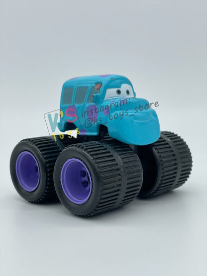 PRE-OWNED / LOOSE DISNEY PIXAR CARS BY MATTEL - "SULLEY" - BROKEN HORNS, PLAYED WITH CONDITION - READ DESCRIPTION!!!!!!!!!!!
