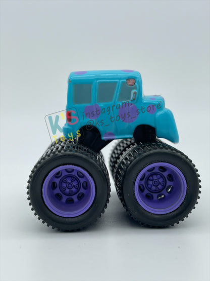 PRE-OWNED / LOOSE DISNEY PIXAR CARS BY MATTEL - "SULLEY" - BROKEN HORNS, PLAYED WITH CONDITION - READ DESCRIPTION!!!!!!!!!!!