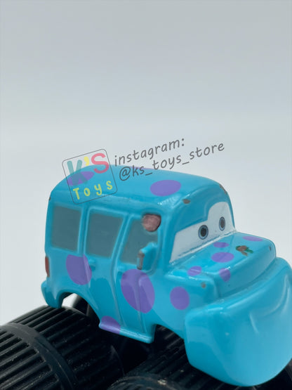 PRE-OWNED / LOOSE DISNEY PIXAR CARS BY MATTEL - "SULLEY" - BROKEN HORNS, PLAYED WITH CONDITION - READ DESCRIPTION!!!!!!!!!!!