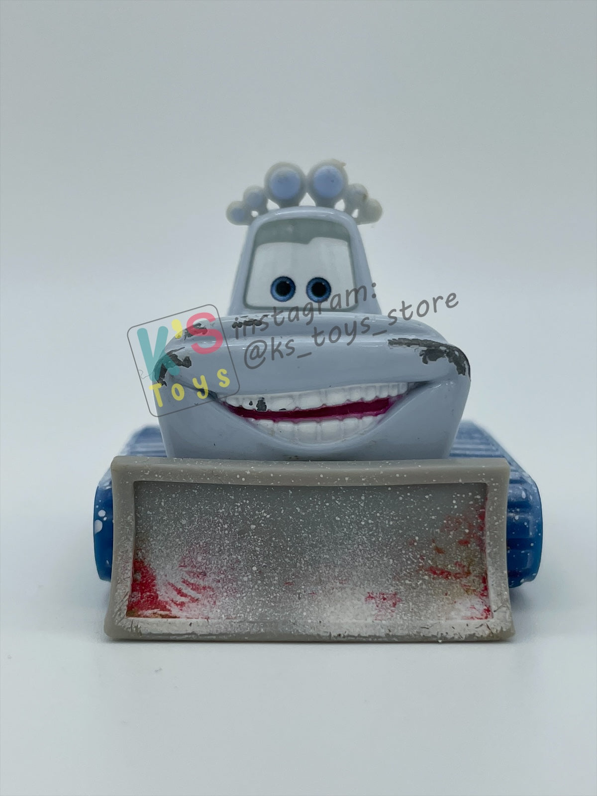 PRE-OWNED / LOOSE DISNEY PIXAR CARS BY MATTEL - "YETI ABOMINABLE SNOWPOLE" - PLAYED WITH CONDITION - READ DESCRIPTION!!!!!!!!!!!
