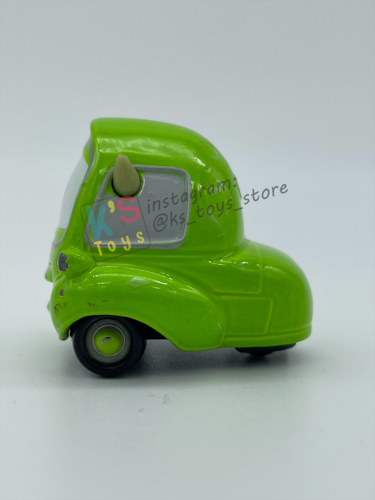 PRE-OWNED / LOOSE DISNEY PIXAR CARS BY MATTEL - "MIKE" - CARS SERIES - PLAYED WITH GOOD CONDITION - READ DESCRIPTION!!!!!!!!!!!