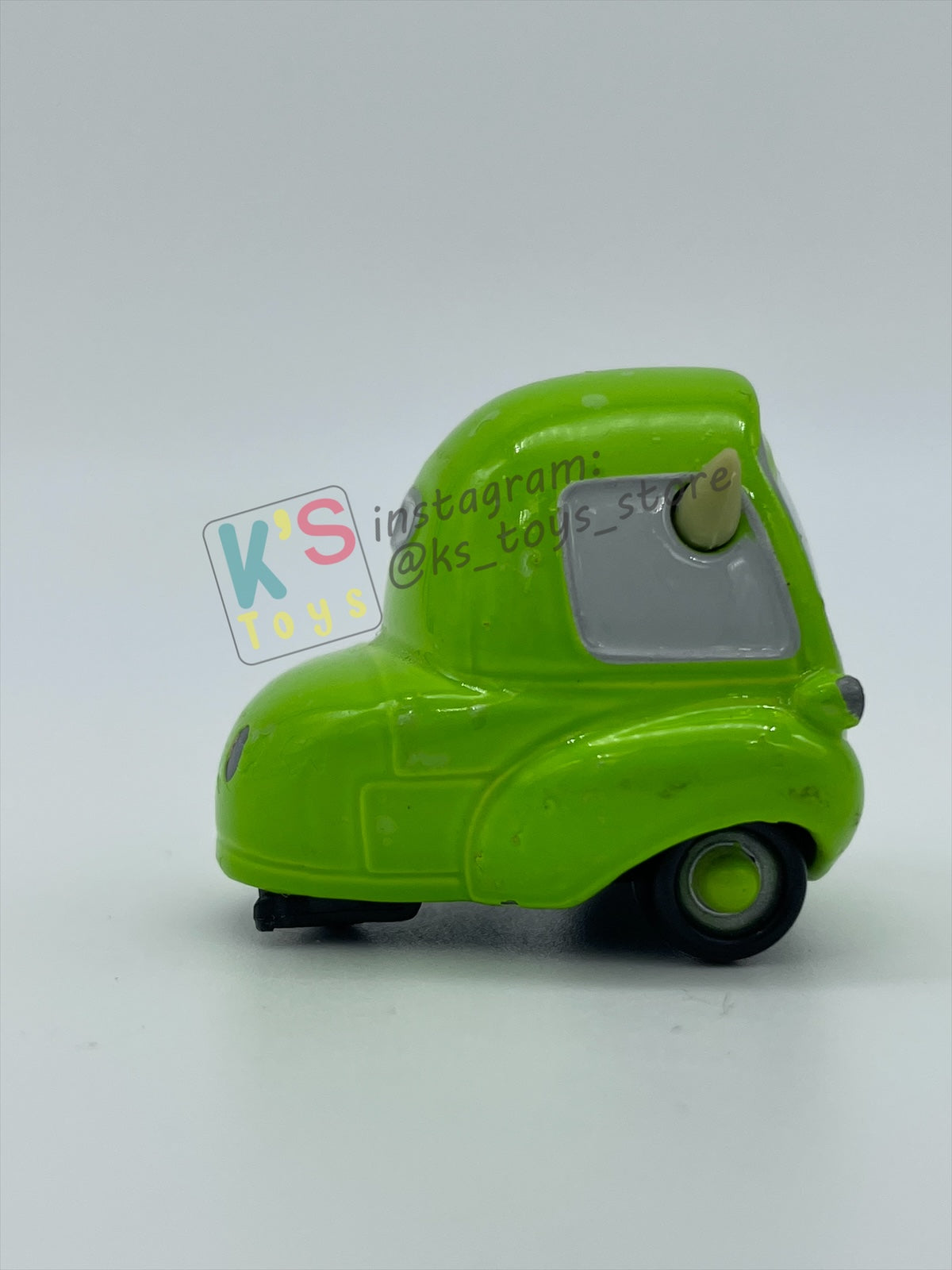 PRE-OWNED / LOOSE DISNEY PIXAR CARS BY MATTEL - "MIKE" - CARS SERIES - PLAYED WITH GOOD CONDITION - READ DESCRIPTION!!!!!!!!!!!