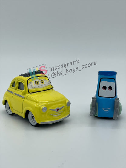 PRE-OWNED / LOOSE DISNEY PIXAR CARS BY MATTEL - "LUIGI GUIDO" - CARS SERIES - PLAYED WITH GOOD CONDITION - READ DESCRIPTION!!!!!!!!!!!
