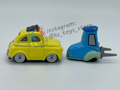 PRE-OWNED / LOOSE DISNEY PIXAR CARS BY MATTEL - "LUIGI GUIDO" - CARS SERIES - PLAYED WITH GOOD CONDITION - READ DESCRIPTION!!!!!!!!!!!
