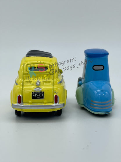 PRE-OWNED / LOOSE DISNEY PIXAR CARS BY MATTEL - "LUIGI GUIDO" - CARS SERIES - PLAYED WITH GOOD CONDITION - READ DESCRIPTION!!!!!!!!!!!
