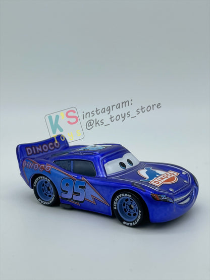 PRE-OWNED / LOOSE DISNEY PIXAR CARS - RARE LIMITED/PROMO BLUE RANSBURG BLU-RAY LIGHTNING MCQUEEN - EXCELLENT CONDITION