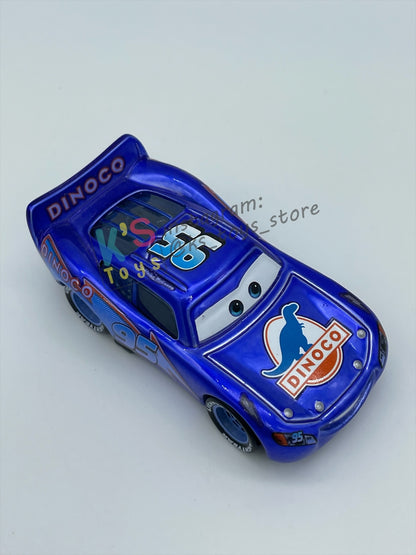 PRE-OWNED / LOOSE DISNEY PIXAR CARS - RARE LIMITED/PROMO BLUE RANSBURG BLU-RAY LIGHTNING MCQUEEN - EXCELLENT CONDITION