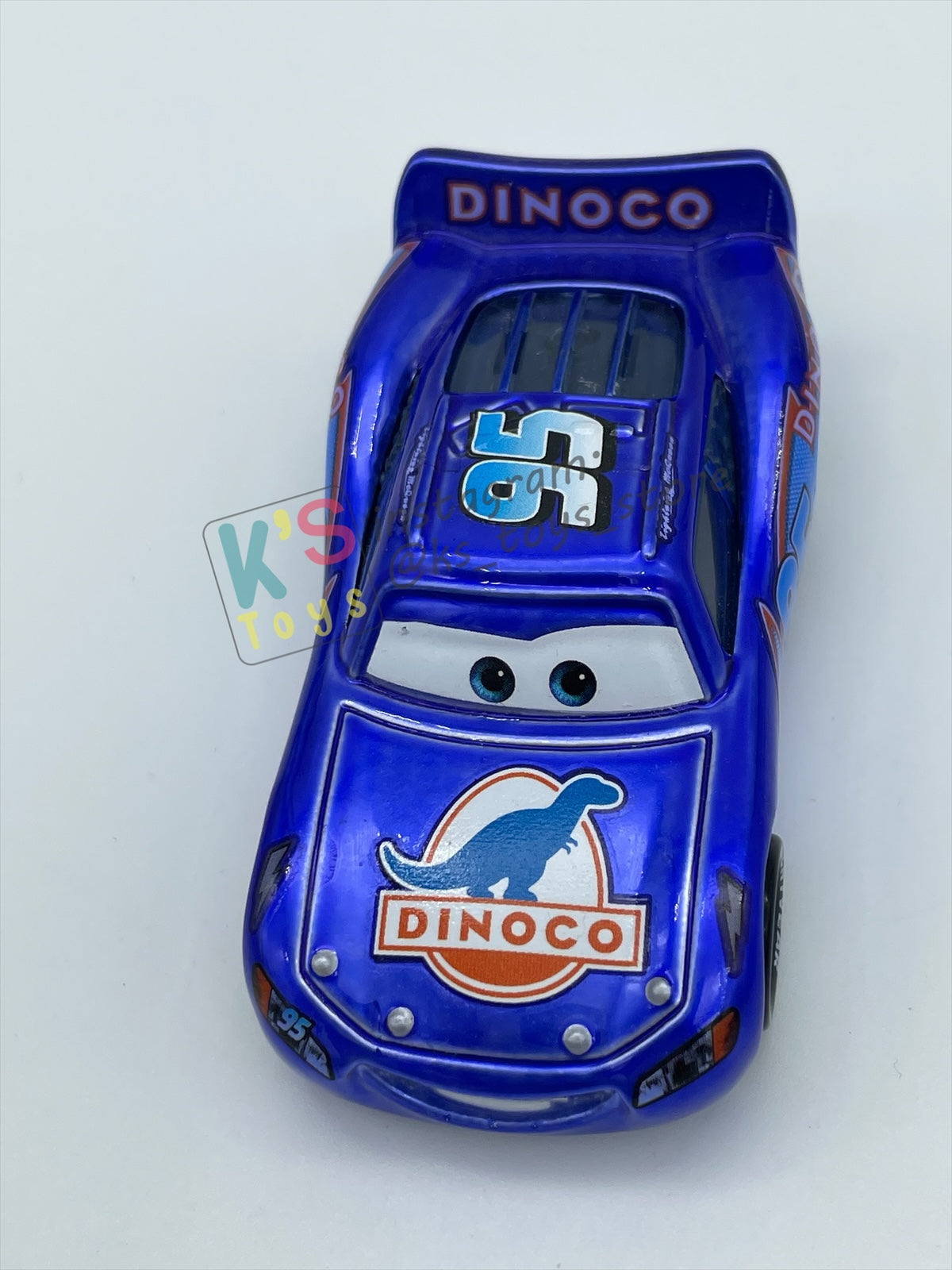 PRE-OWNED / LOOSE DISNEY PIXAR CARS - RARE LIMITED/PROMO BLUE RANSBURG BLU-RAY LIGHTNING MCQUEEN - EXCELLENT CONDITION