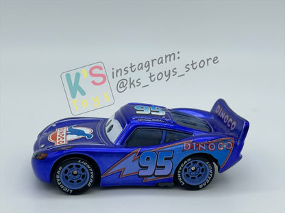 PRE-OWNED / LOOSE DISNEY PIXAR CARS - RARE LIMITED/PROMO BLUE RANSBURG BLU-RAY LIGHTNING MCQUEEN - EXCELLENT CONDITION
