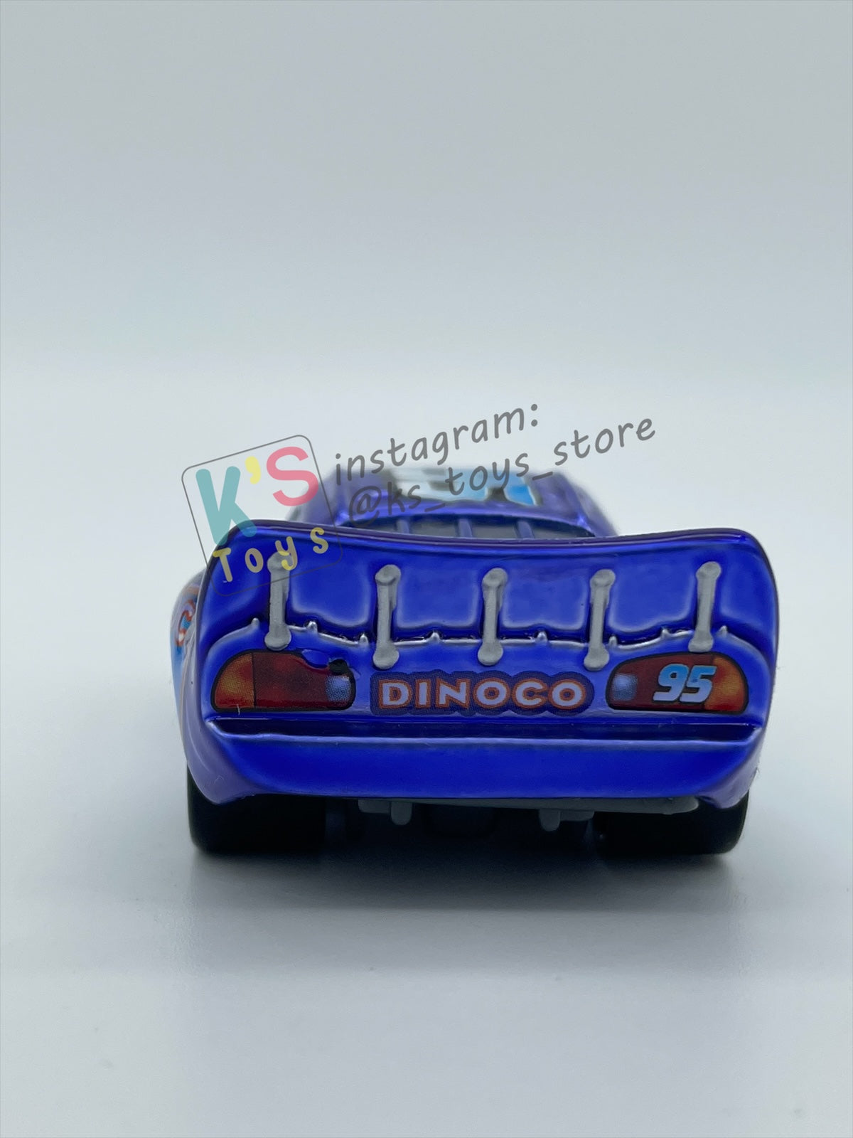 PRE-OWNED / LOOSE DISNEY PIXAR CARS - RARE LIMITED/PROMO BLUE RANSBURG BLU-RAY LIGHTNING MCQUEEN - EXCELLENT CONDITION