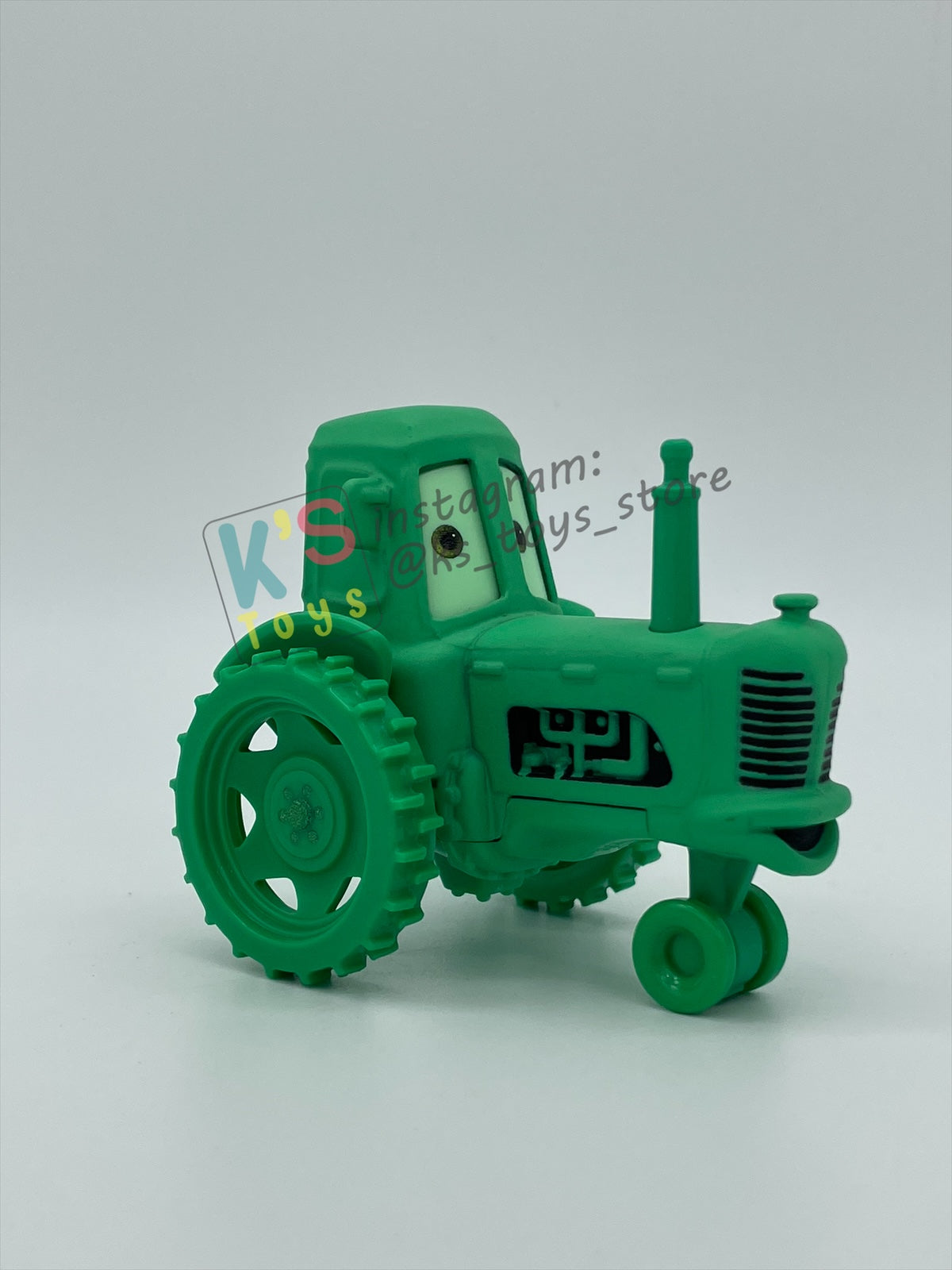 PRE-OWNED / LOOSE DISNEY PIXAR CARS 1:55 BY MATTEL - "GHOST TRACTOR" CARS ON THE ROAD LIGHTS OUT - MINT CONDITION