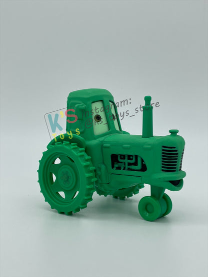 PRE-OWNED / LOOSE DISNEY PIXAR CARS 1:55 BY MATTEL - "GHOST TRACTOR" CARS ON THE ROAD LIGHTS OUT - MINT CONDITION