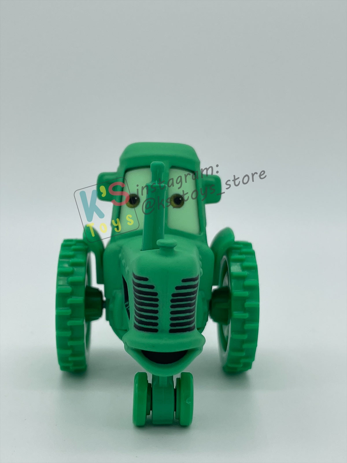PRE-OWNED / LOOSE DISNEY PIXAR CARS 1:55 BY MATTEL - "GHOST TRACTOR" CARS ON THE ROAD LIGHTS OUT - MINT CONDITION