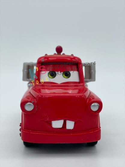 PRE-OWNED / LOOSE DISNEY PIXAR CARS 1:55 BY MATTEL - "RESCUE SQUAD MATER (UNIBODY VARIANT)" RESCUE SQUAD MATER 3-PACK - MINT CONDITION