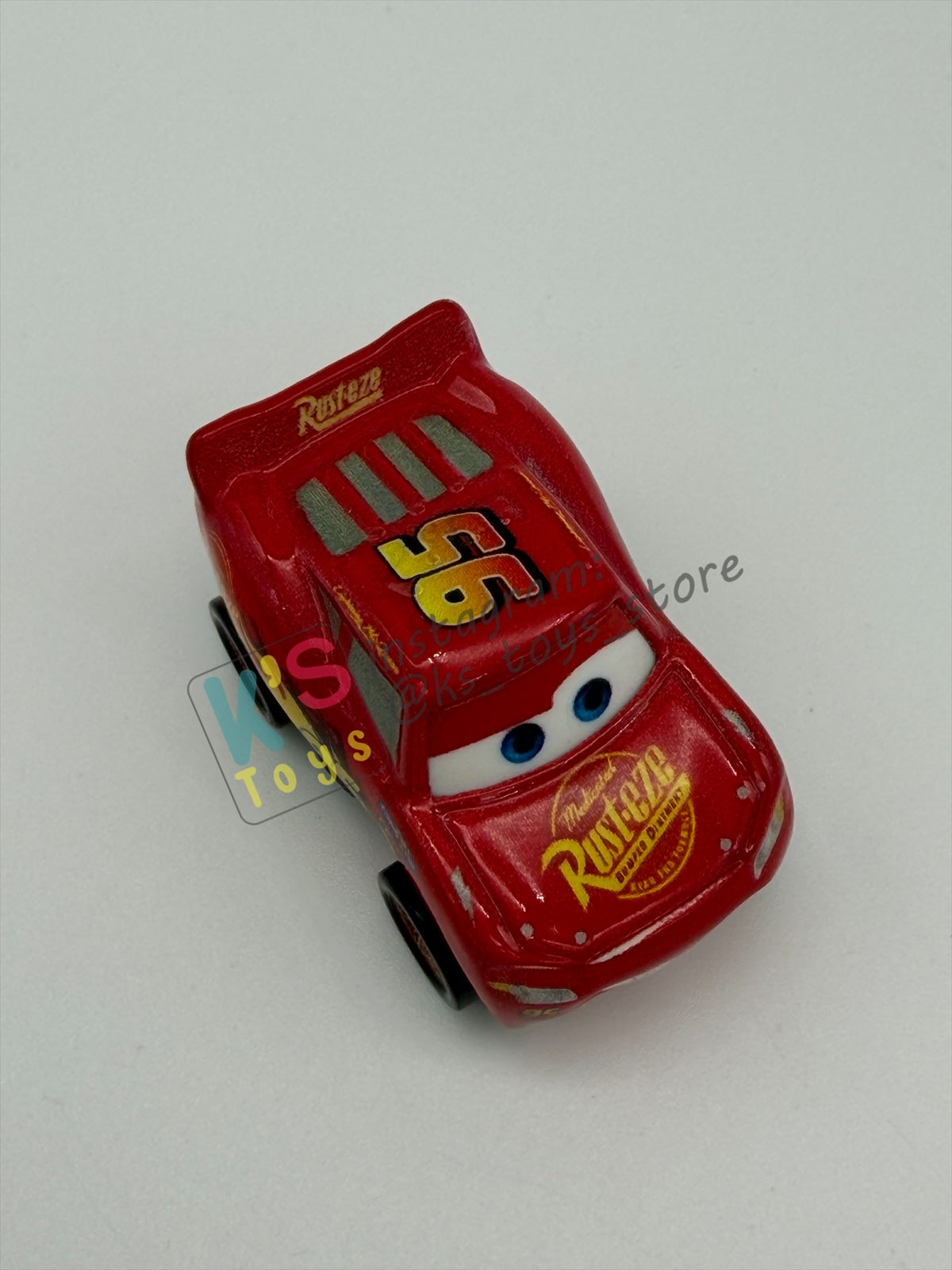 Loose Mini Racers Pixar Disney Cars, GLOW MCQUEEN - Mint / Near Mint Condition