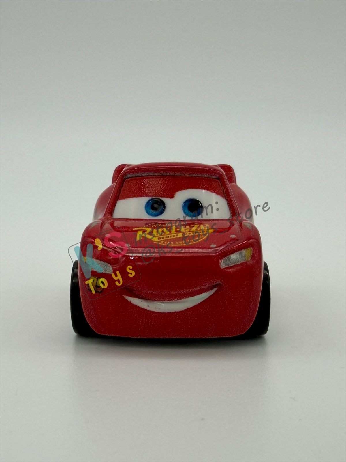 Loose Mini Racers Pixar Disney Cars, GLOW MCQUEEN - Mint / Near Mint Condition