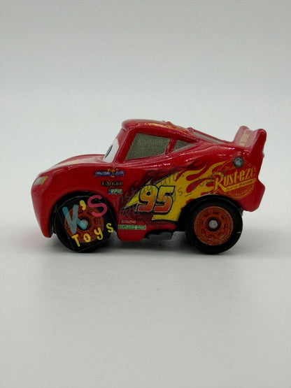 Loose Mini Racers Pixar Disney Cars, GLOW MCQUEEN - Mint / Near Mint Condition