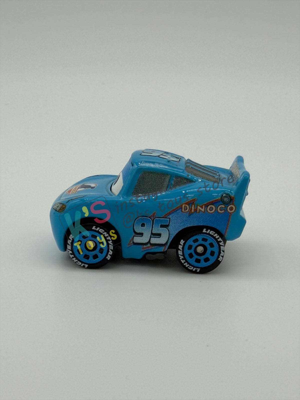 Loose Mini Racers Pixar Disney Cars,DINOCO LIGHTNING MCQUEEN - Mint / Near Mint Condition