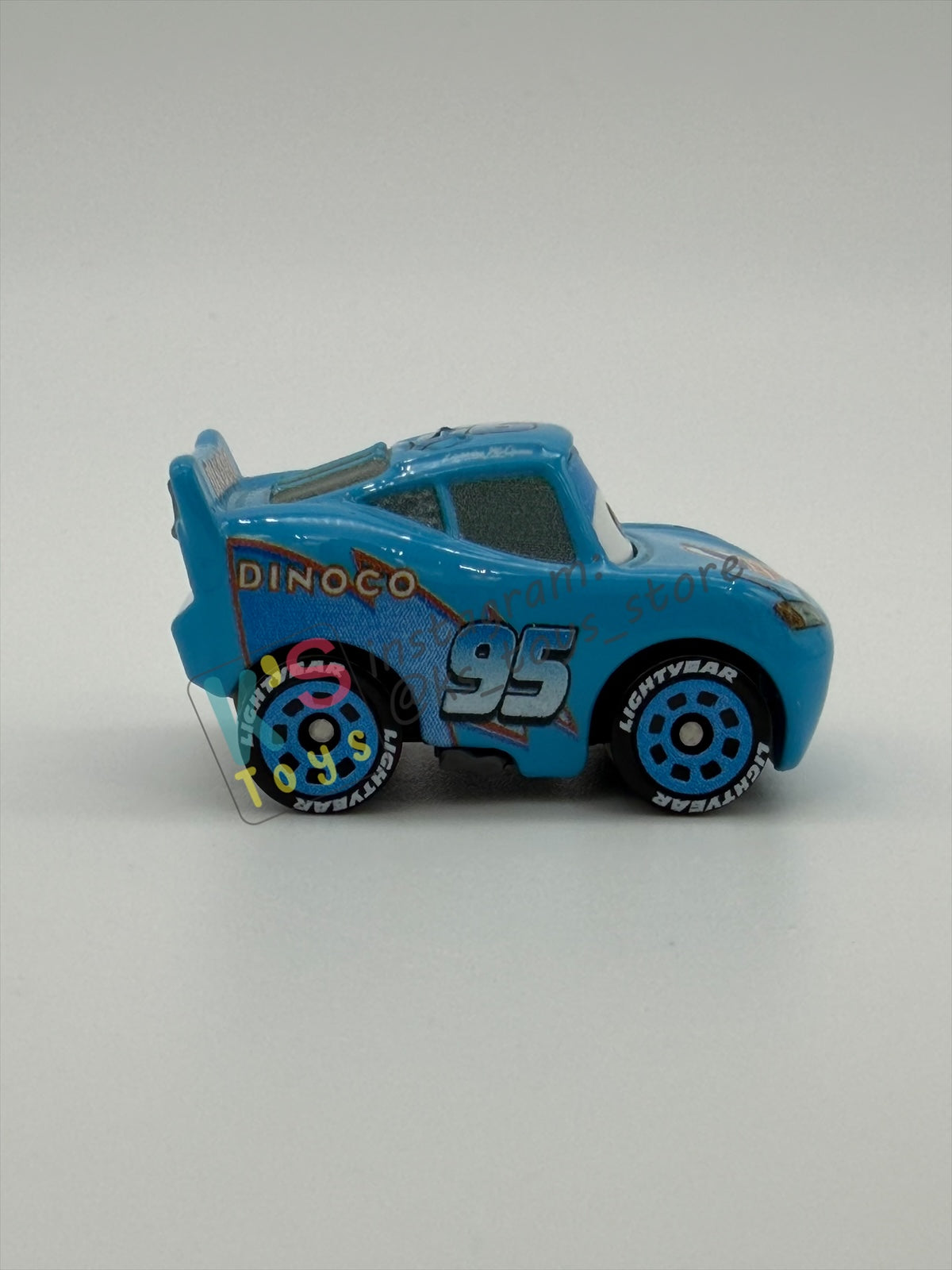 Loose Mini Racers Pixar Disney Cars,DINOCO LIGHTNING MCQUEEN - Mint / Near Mint Condition