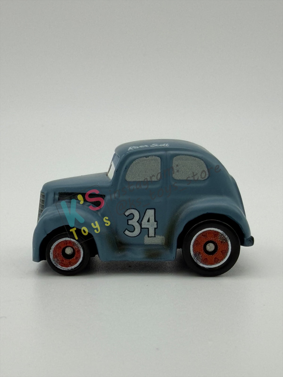 Loose Mini Racers Pixar Disney Cars, RIVER SCOTT - Mint / Near Mint Condition