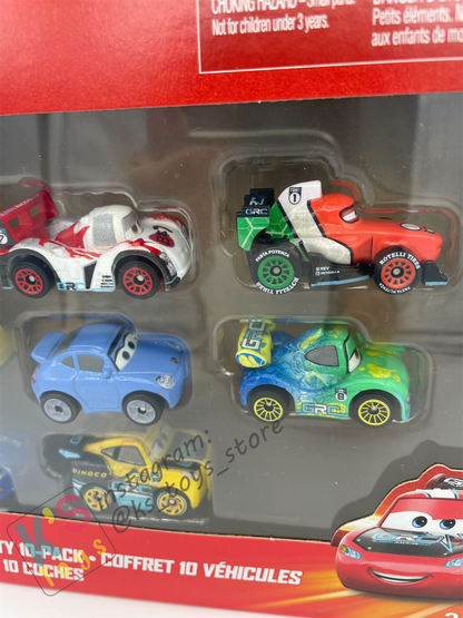 MINI RACERS DISNEY PIXAR CARS 10-PACK NEW 2024 GRC series - BNIP