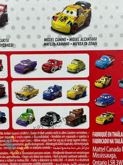 MINI RACERS DISNEY PIXAR CARS 10-PACK NEW 2024 GRC series - BNIP