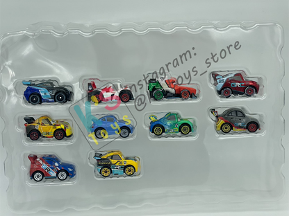 MINI RACERS DISNEY PIXAR CARS 10-PACK NEW 2024 GRC series - BNIP