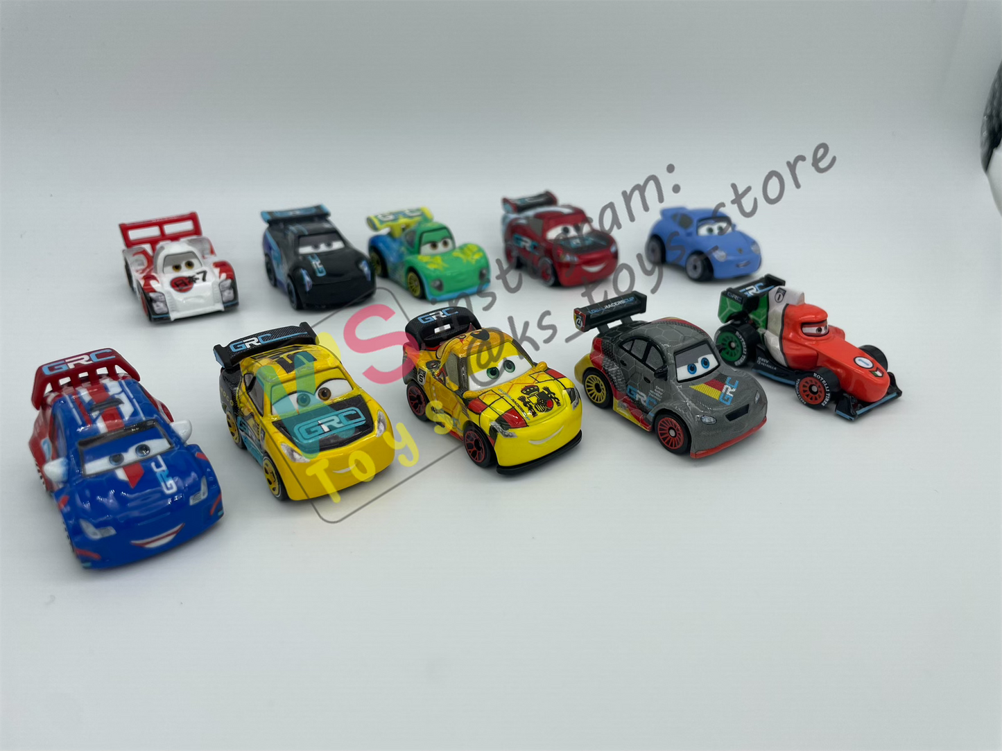 MINI RACERS DISNEY PIXAR CARS 10-PACK NEW 2024 GRC series - BNIP