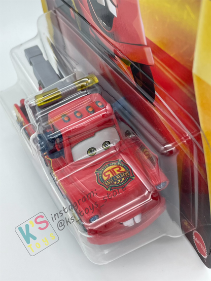 DISNEY PIXAR CARS BY MATTEL - "MATER RACE AND RESCUE" 2025 NEW RELEASE RACE & RESCUE SERIES - BNIP