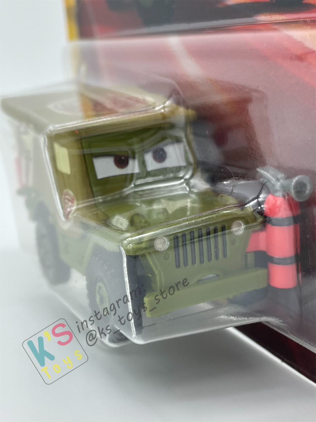 DISNEY PIXAR CARS BY MATTEL - "SARGE RACE AND RESCUE" 2025 NEW RELEASE RACE & RESCUE SERIES - BNIP