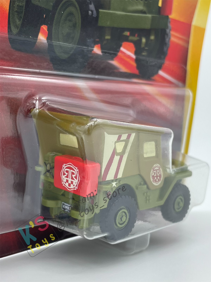 DISNEY PIXAR CARS BY MATTEL - "SARGE RACE AND RESCUE" 2025 NEW RELEASE RACE & RESCUE SERIES - BNIP