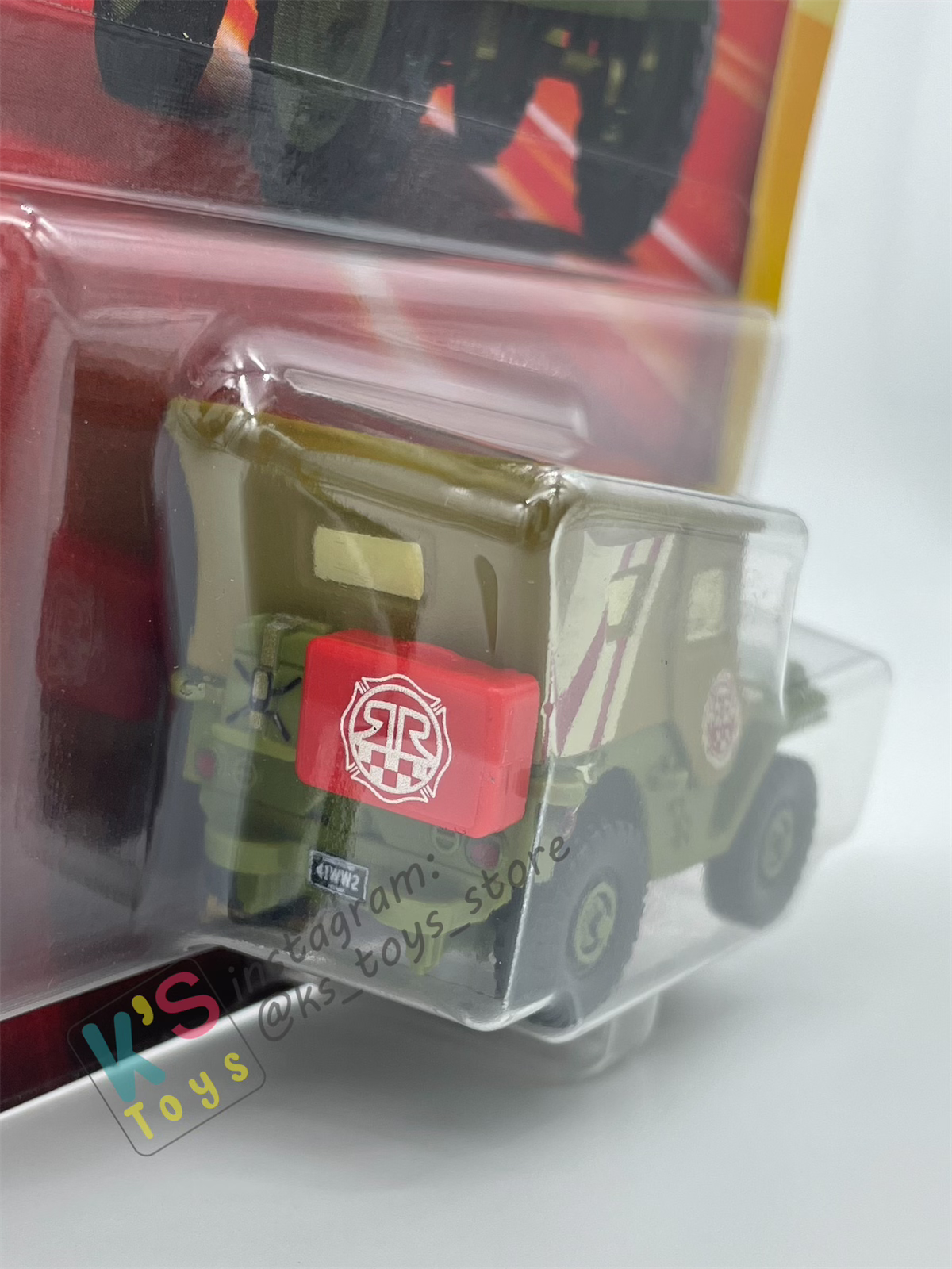 DISNEY PIXAR CARS BY MATTEL - "SARGE RACE AND RESCUE" 2025 NEW RELEASE RACE & RESCUE SERIES - BNIP