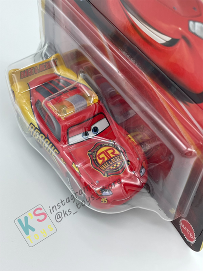 DISNEY PIXAR CARS BY MATTEL - "LIGHTNING MCQUEEN RACE AND RESCUE" 2025 NEW RELEASE RACE & RESCUE SERIES - BNIP