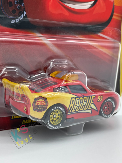 DISNEY PIXAR CARS BY MATTEL - "LIGHTNING MCQUEEN RACE AND RESCUE" 2025 NEW RELEASE RACE & RESCUE SERIES - BNIP