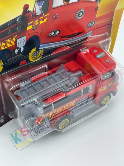 DISNEY PIXAR CARS BY MATTEL - "RED RACE AND RESCUE" 2025 NEW RELEASE RACE & RESCUE SERIES - BNIP
