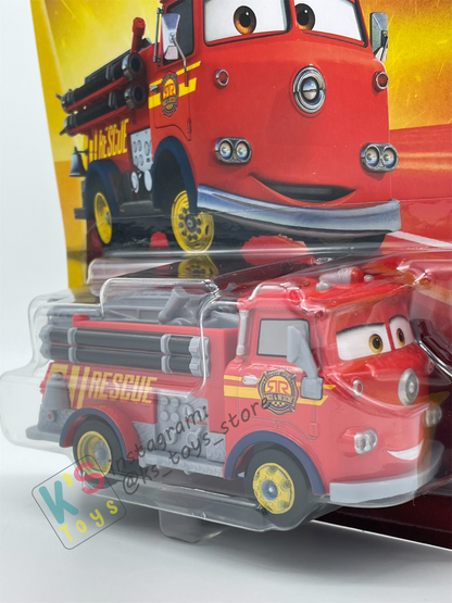 DISNEY PIXAR CARS BY MATTEL - "RED RACE AND RESCUE" 2025 NEW RELEASE RACE & RESCUE SERIES - BNIP