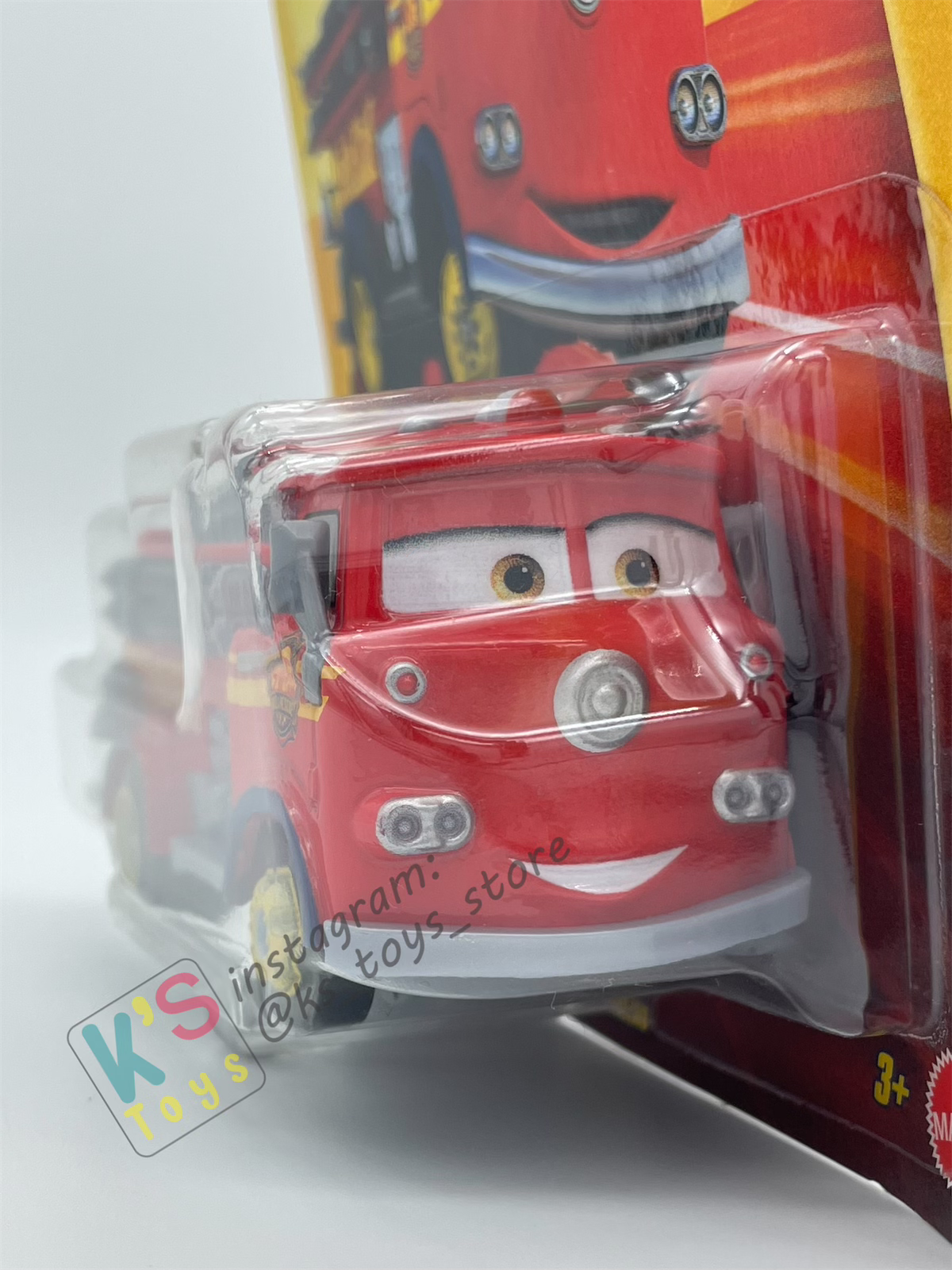 DISNEY PIXAR CARS BY MATTEL - "RED RACE AND RESCUE" 2025 NEW RELEASE RACE & RESCUE SERIES - BNIP
