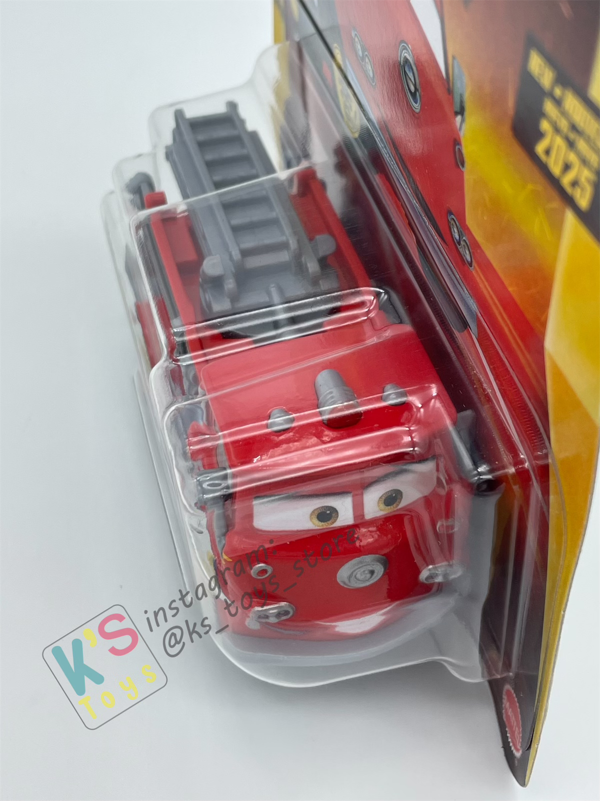 DISNEY PIXAR CARS BY MATTEL - "RED RACE AND RESCUE" 2025 NEW RELEASE RACE & RESCUE SERIES - BNIP