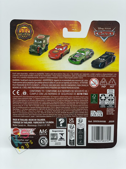 DISNEY PIXAR CARS BY MATTEL - "RED RACE AND RESCUE" 2025 NEW RELEASE RACE & RESCUE SERIES - BNIP
