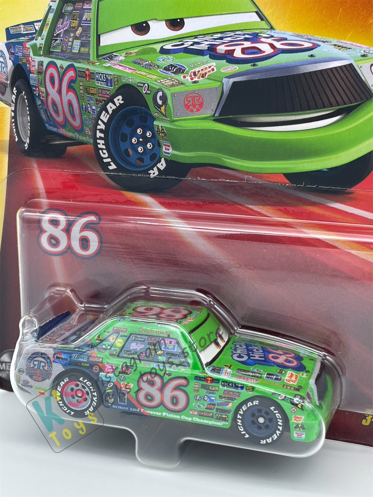 DISNEY PIXAR CARS BY MATTEL - "CHICK HICKS RALLY RACE 200" 2025 NEW RELEASE RACE & RESCUE SERIES - BNIP