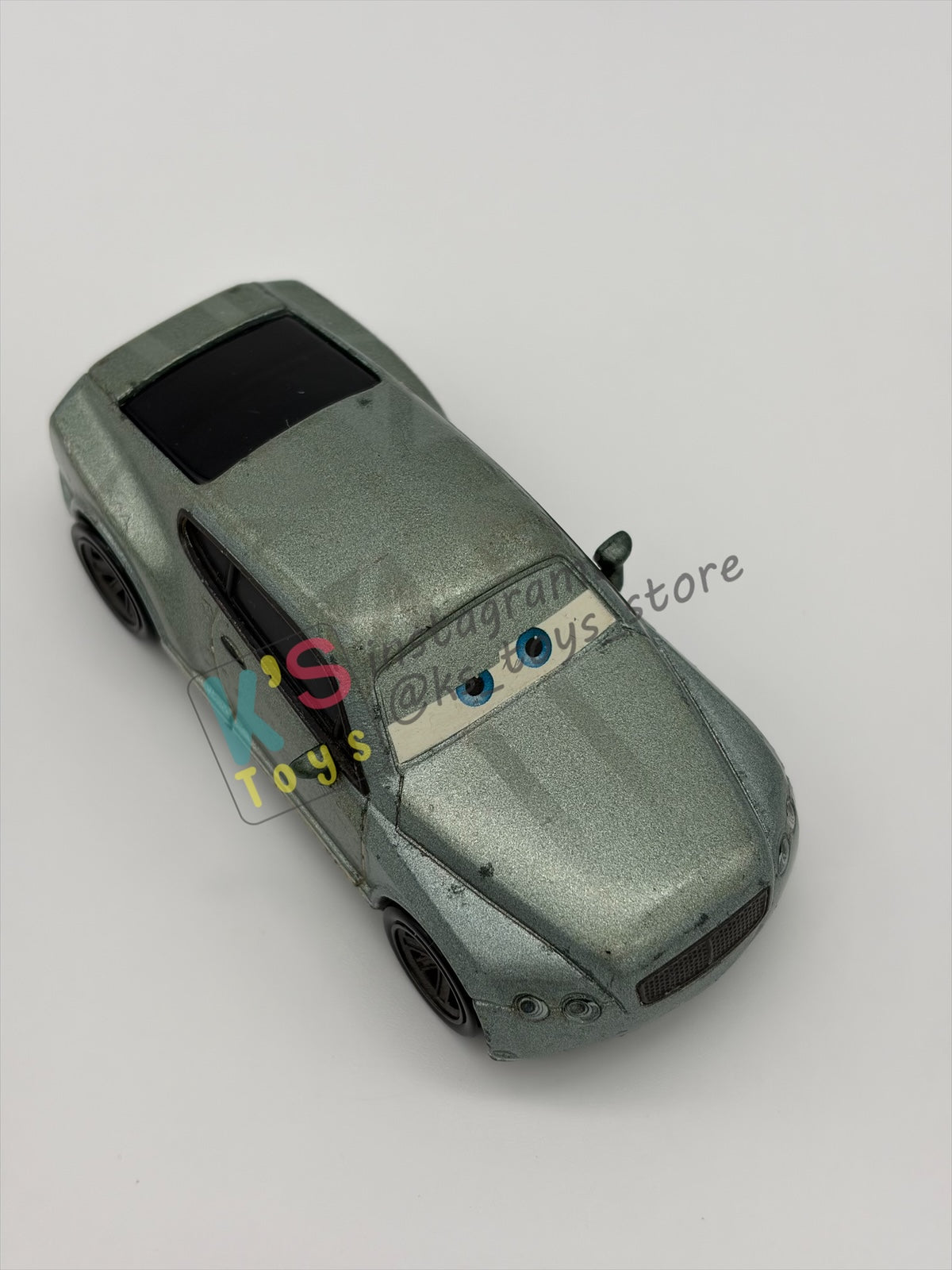 PRE-OWNED / LOOSE DISNEY PIXAR CARS - "PRINCE WHEELIAM" CARS 2 SERIES - GOOD CONDITION - READ DESCRIPTION!!!!!!!!!!