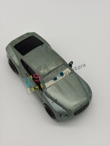 PRE-OWNED / LOOSE DISNEY PIXAR CARS - "PRINCE WHEELIAM" CARS 2 SERIES - GOOD CONDITION - READ DESCRIPTION!!!!!!!!!!