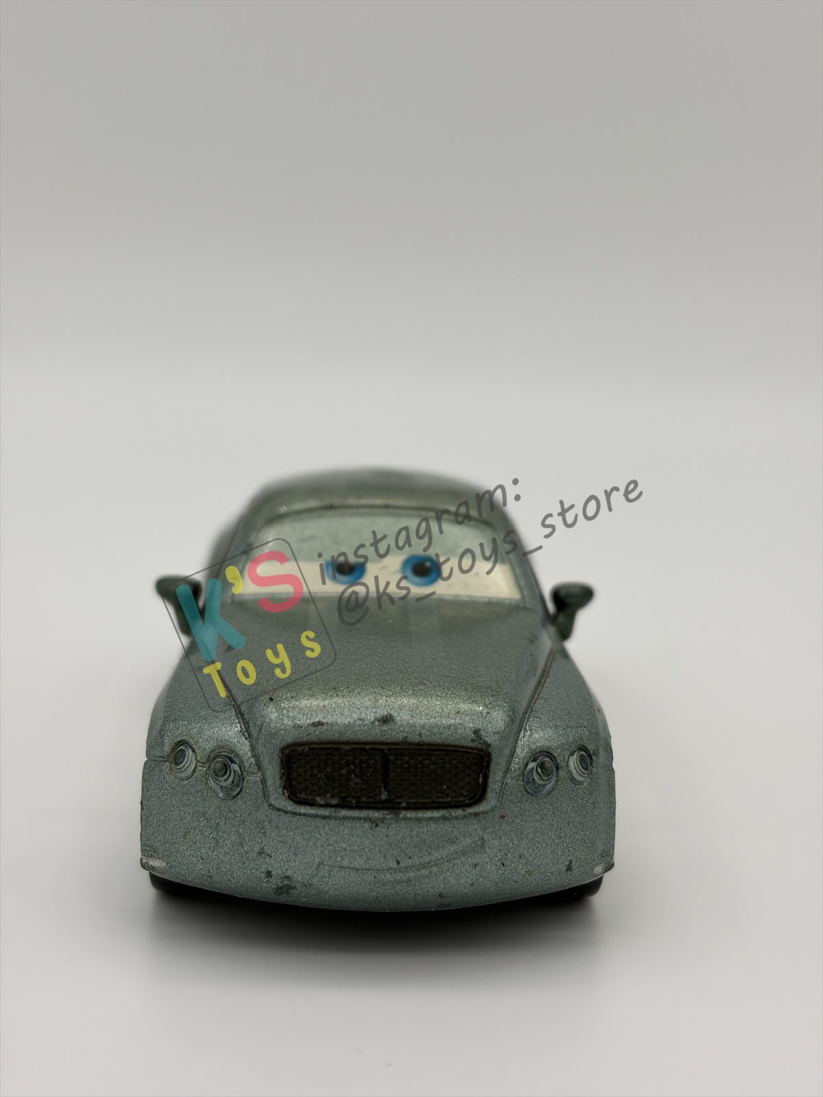 PRE-OWNED / LOOSE DISNEY PIXAR CARS - "PRINCE WHEELIAM" CARS 2 SERIES - GOOD CONDITION - READ DESCRIPTION!!!!!!!!!!