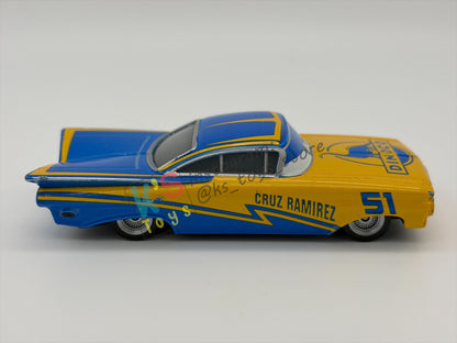 PRE-OWNED / LOOSE DISNEY PIXAR CARS - "TEAM 51 RAMONE" CARS 3 FAN FAVOURITE SERIES - NEAR MINT CONDITION - READ DESCRIPTION!!!!!!
