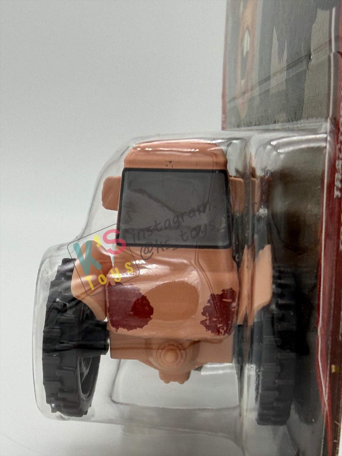 Disney Pixar Cars 1:55 by Mattel 2-Pack, MATER AND TRACTOR WITH TIRE IN MOUTH - 2026 RE-RELEASED 20TH ANNIVERSARY CARD- BNIP