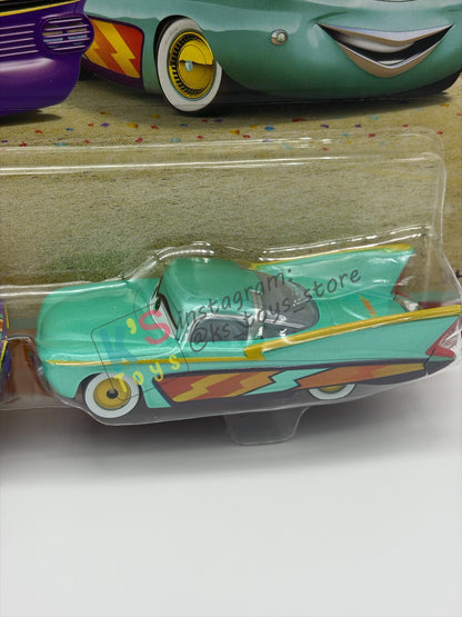 Disney Pixar Cars 1:55 by Mattel 2-Pack, RACE TO CELEBRATE FLO "95LMQ" AND RAMONE - 2026 NEW RELEASE - BNIP