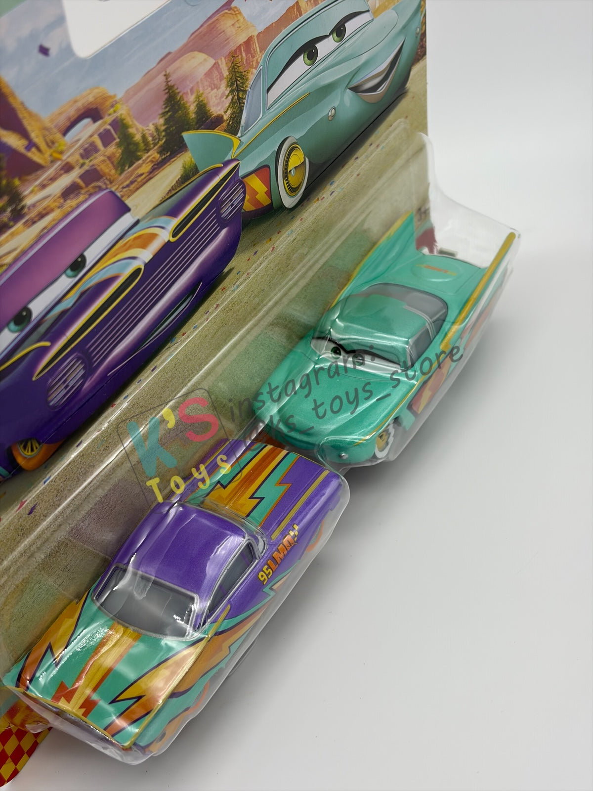 Disney Pixar Cars 1:55 by Mattel 2-Pack, RACE TO CELEBRATE FLO "95LMQ" AND RAMONE - 2026 NEW RELEASE - BNIP